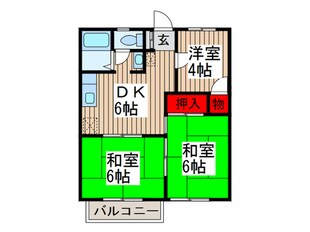 カームハイツの物件間取画像